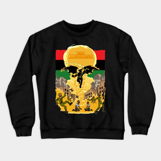 Fire Of God Crewneck Sweatshirt by The Melanites